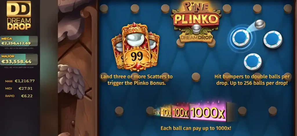 Pine of Plinko provedor